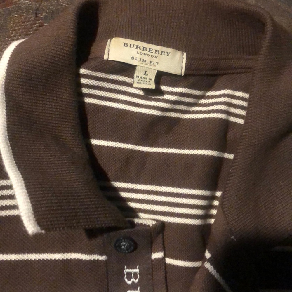 Burberry men’s short sleeve polo